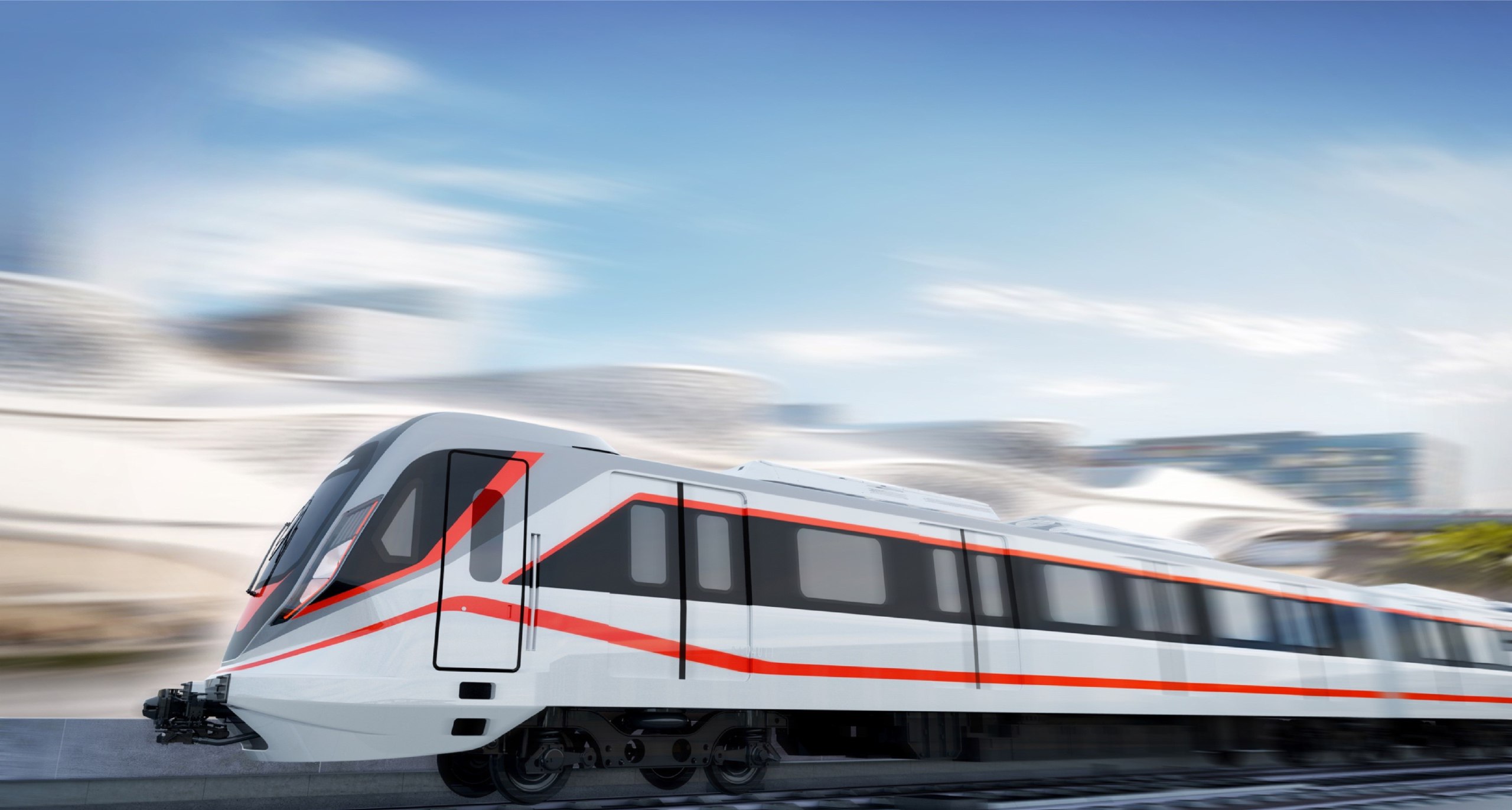 Rendering of the CRRC train for Indonesia
