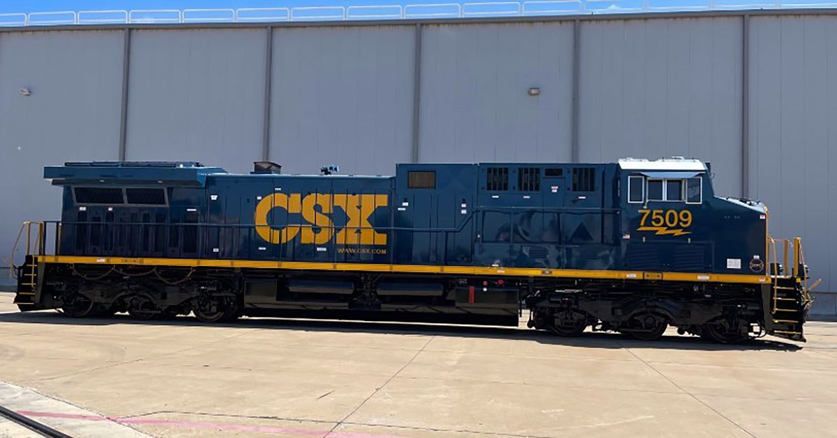 The AC400 diesel locomotive in the CSX fleet