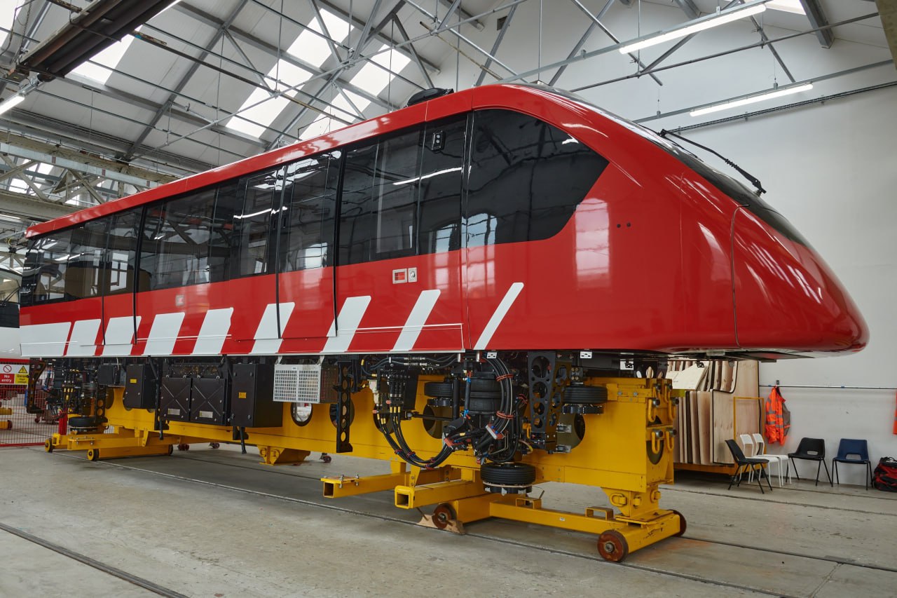 The Alstom Innovia 300 unmanned monorail train