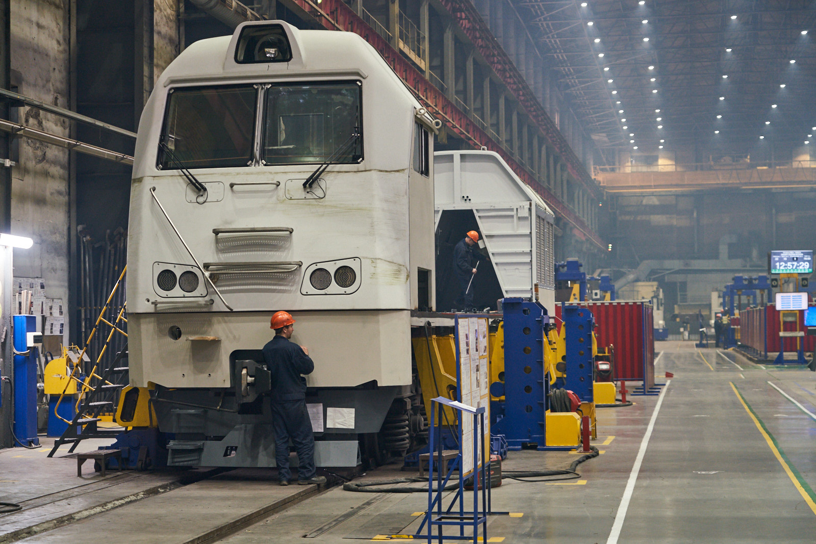 The frame and body area at the Bryansk plant