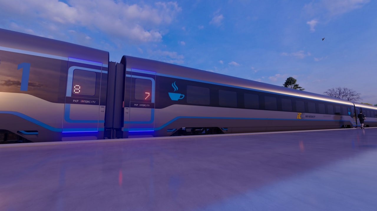 Rendering of the future dining car