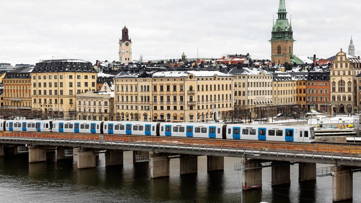 The Alstom C30 train for Stockholm