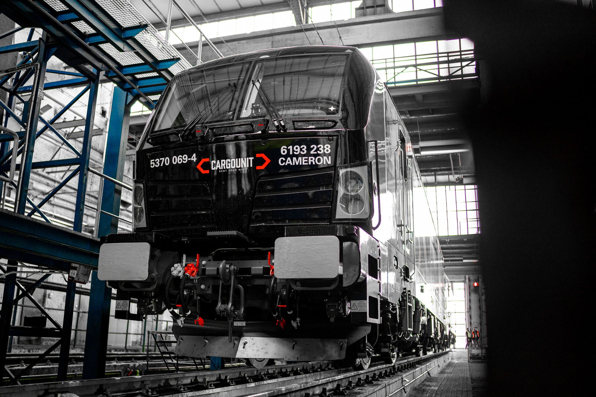 The Siemens Mobility Vectron electric locomotive for Cargounit