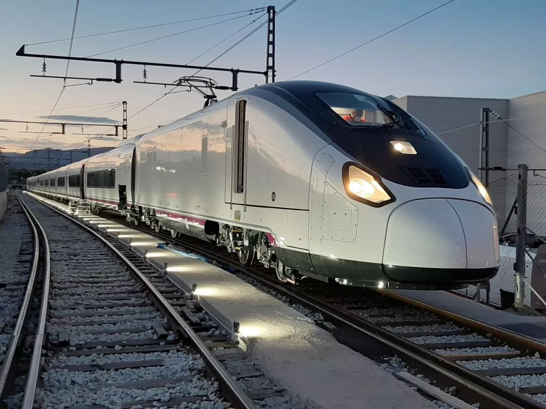 The high-speed Talgo Avril train on tests