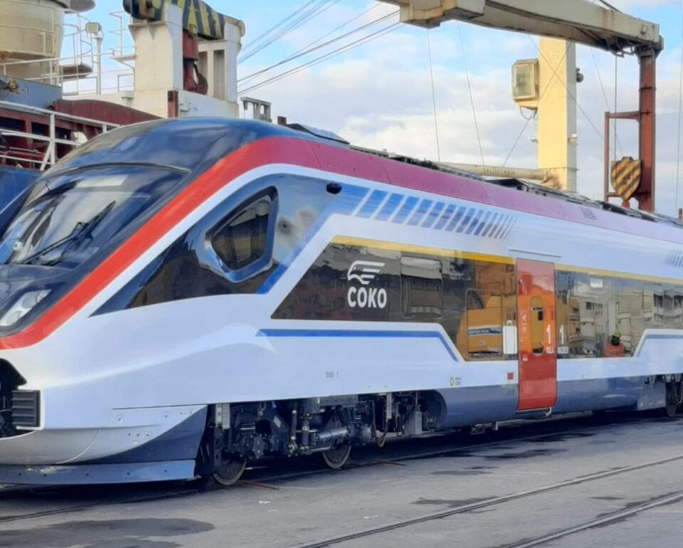 The CRRC train for Serbia