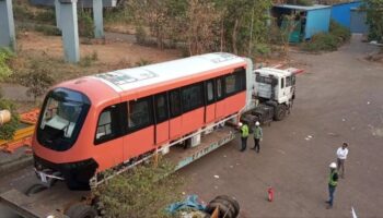 Mumbai receives first indigenously manufactured monorail train