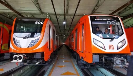 The CRRC trains for Mexico City
