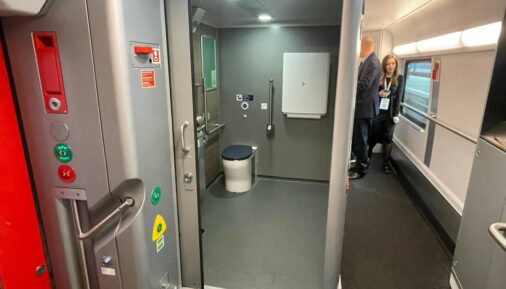 WC in the ComfortJet from Siemens Mobility and Škoda Group