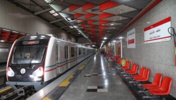 Pilot operation of the first Iranian metro train begins
