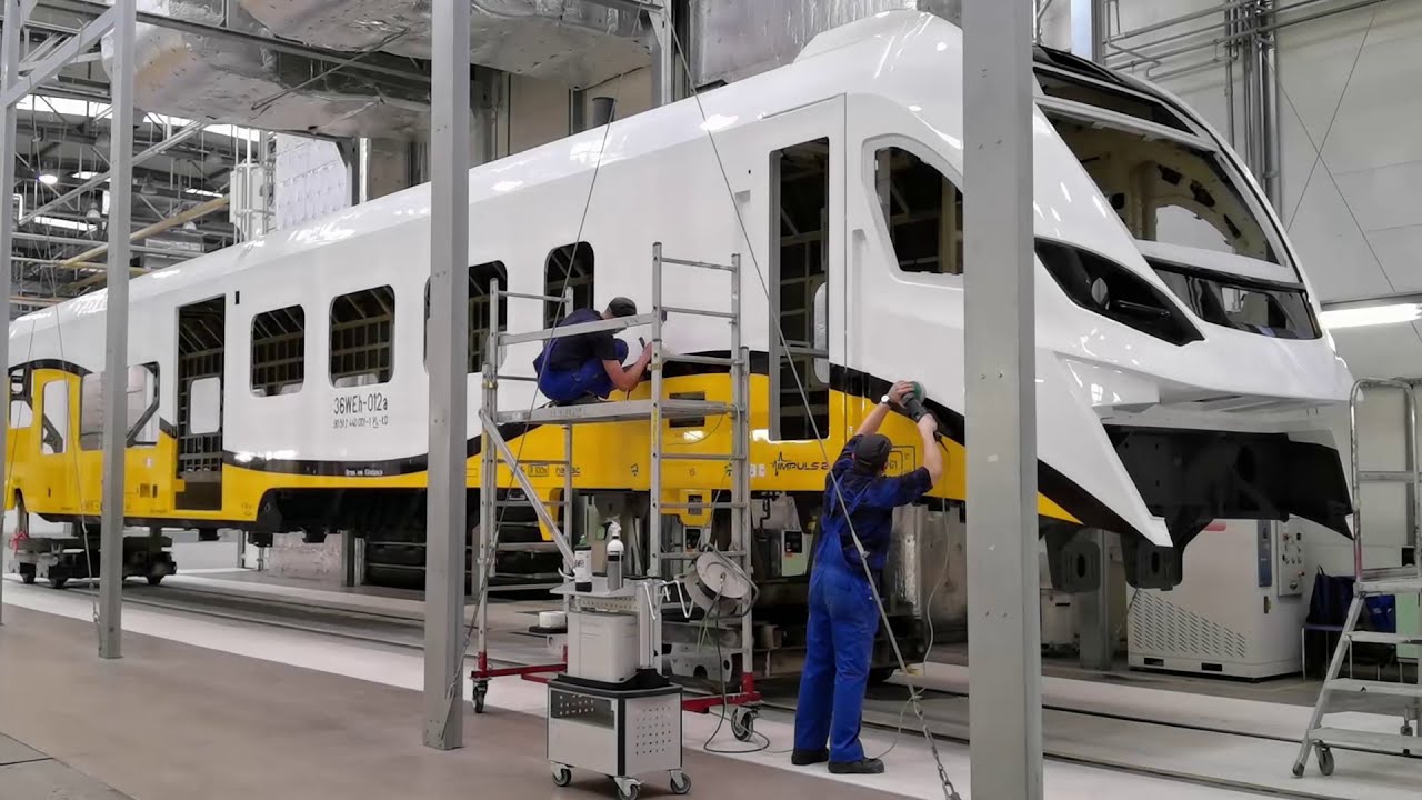 Manufacture of the Impuls EMU at the Newag plant