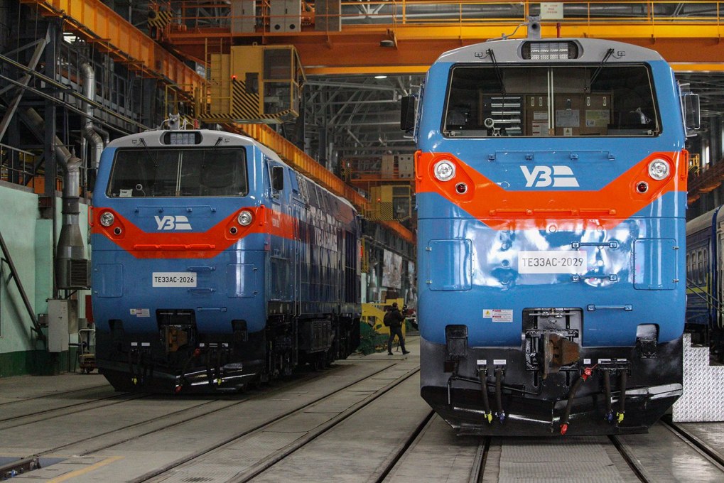 The TE33AC locomotives of Ukrainian Railways